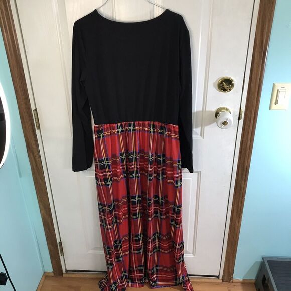 Dress L with tags black and red long - Picture 5 of 6